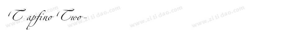 LTZapfino Two字体转换